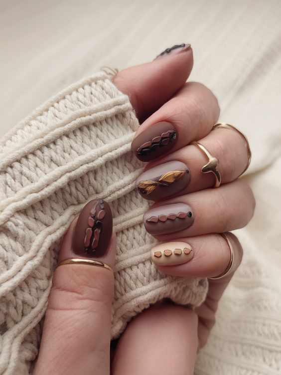 Fall 2025 3D Sweater Nail Art Ideas You’ll Want to Copy for Cozy and Stylish Seasonal Looks