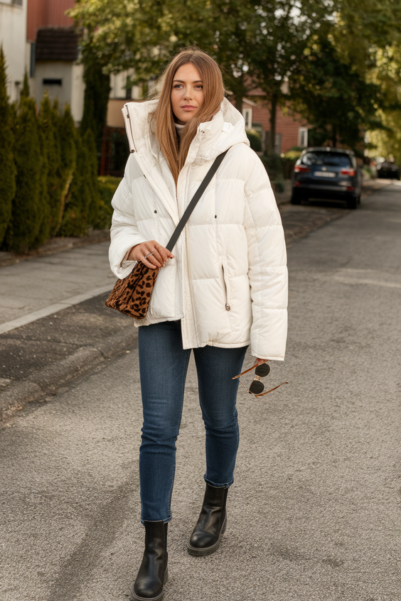 Puffer Jacket Outfit Ideas Winter 2025–2026: Streetwear, Chic, and Cozy Inspirations