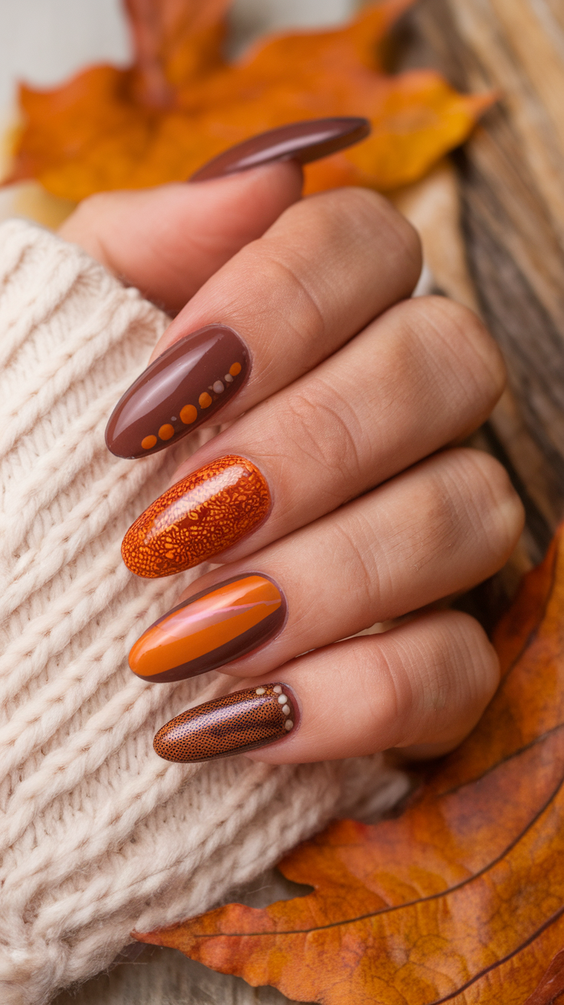 Top 2025 Fall Nail Colors: Rich Leaf Art, Glitter Trends, and OPI’s Most Popular Seasonal Shades