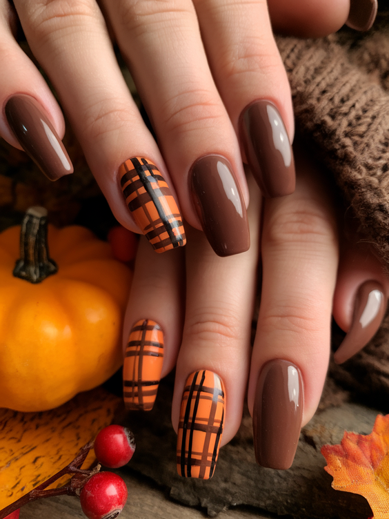 Fall Nails Color Trends 2025: 20 Must-Try Ideas from Plaid to Pumpkin Spice