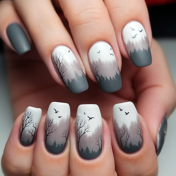 Fall Winter Nails Color 2025–2026: Trendy Seasonal Shades and Festive Nail Art Inspirations