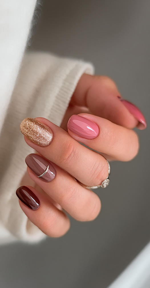 Stylish Pink Fall Nails 2025 Ideas: Soft, Short, Almond and Square Designs to Try This Autumn