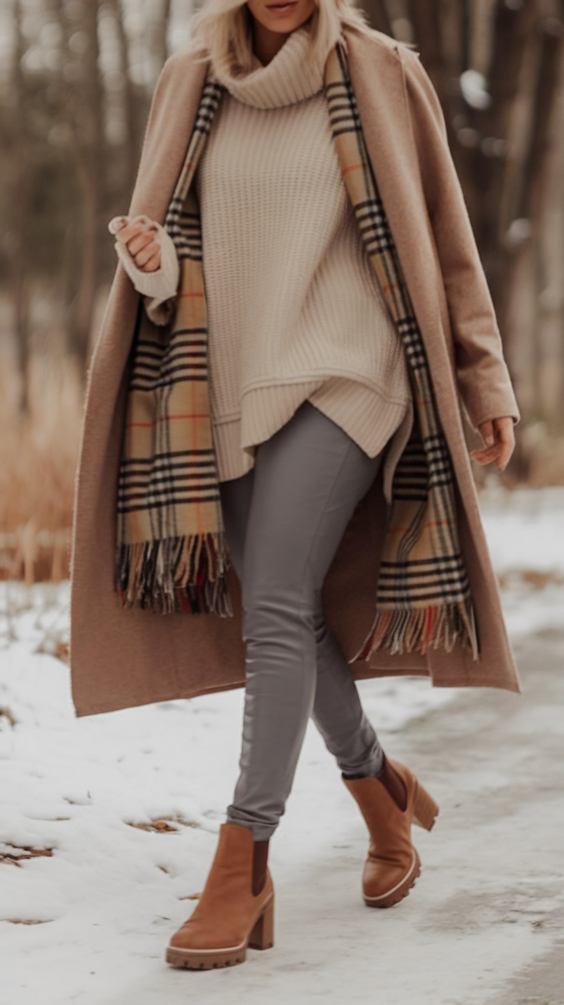 Winter Outfits Aesthetic 2025–2026: Chic Coats, Cozy Knits, and Bold Boots for Effortless Style