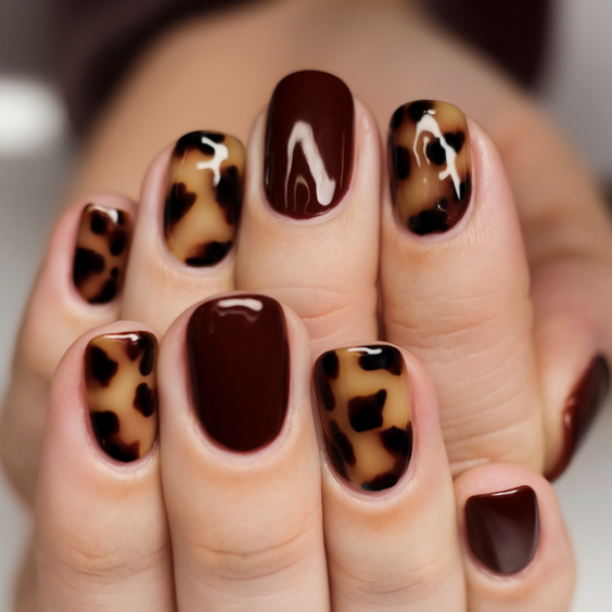 Fall Tortoiseshell Nails 2025: 20 Trendy Designs to Elevate Your Seasonal Manicure Game