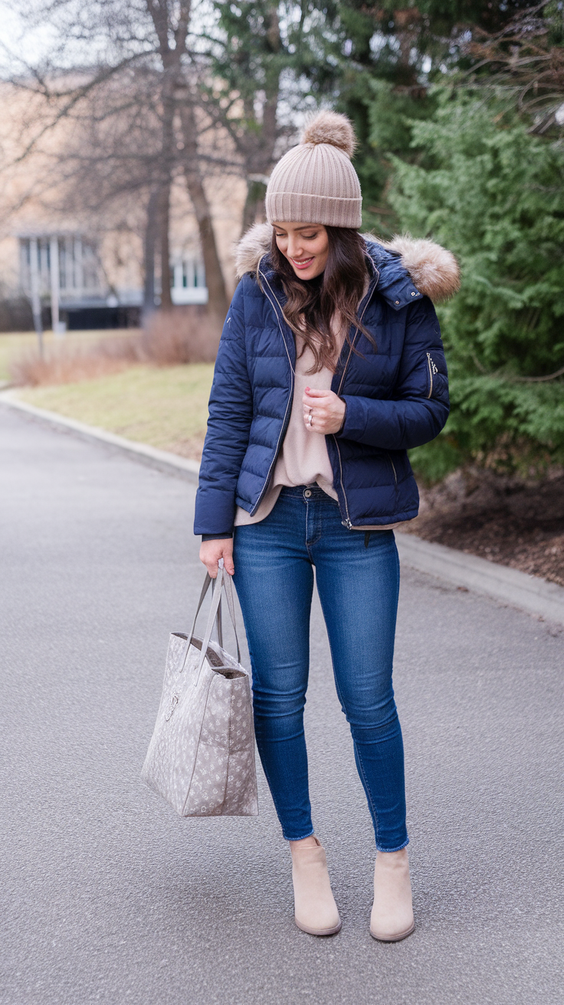 Puffer Jacket Outfit Ideas Winter 2025–2026: Streetwear, Chic, and Cozy Inspirations