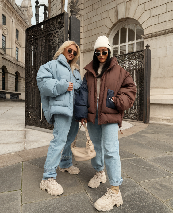 Puffer Jacket Outfit Ideas Winter 2025–2026: Streetwear, Chic, and Cozy Inspirations