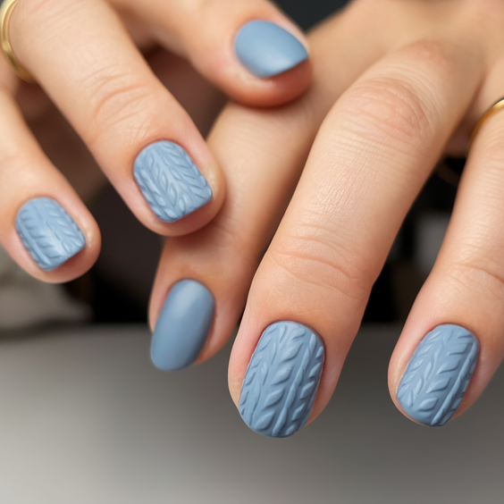 Fall 2025 3D Sweater Nail Art Ideas You’ll Want to Copy for Cozy and Stylish Seasonal Looks