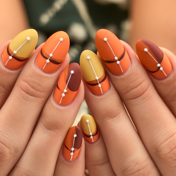 Fall Color-Block Nails 2025: Bold Art-Inspired Designs That Transform Your Autumn Nail Game