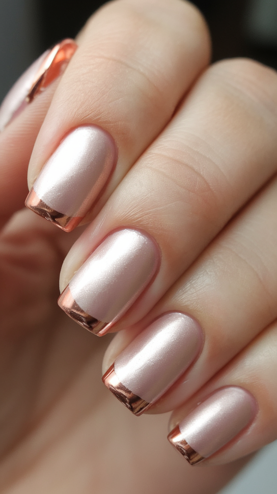 Best Gold Fall Nails 2025 for a Glam Autumn Manicure – Chrome, Glitter, Marbled, and Mixed Styles