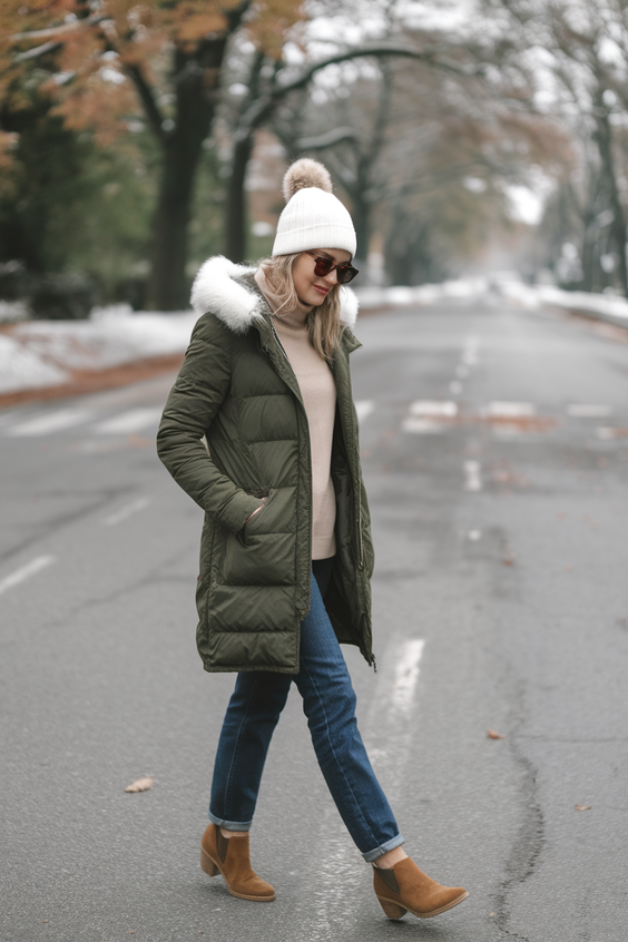 Puffer Jacket Outfit Ideas Winter 2025–2026: Streetwear, Chic, and Cozy Inspirations