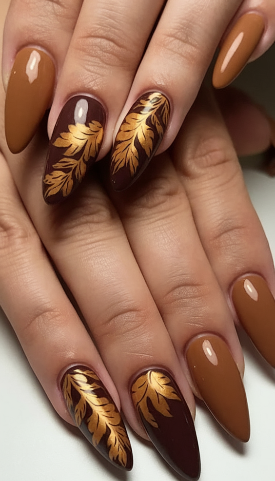 Top 2025 Fall Nail Colors: Rich Leaf Art, Glitter Trends, and OPI’s Most Popular Seasonal Shades