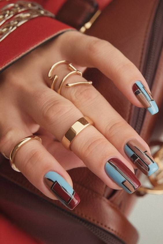 Geometric Nail Art for Fall 2025: 20 Stunning Designs That Define the Season's Boldest Trend