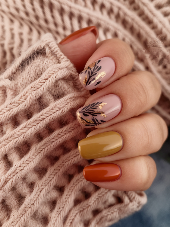 Fall Winter Nails Color 2025–2026: Trendy Seasonal Shades and Festive Nail Art Inspirations