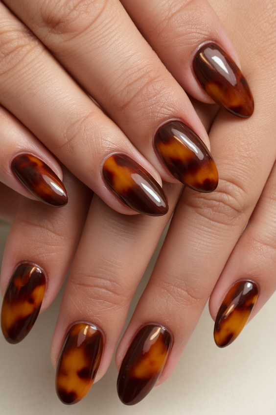 Fall Tortoiseshell Nails 2025: 20 Trendy Designs to Elevate Your Seasonal Manicure Game