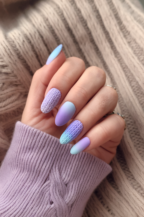 Fall 2025 3D Sweater Nail Art Ideas You’ll Want to Copy for Cozy and Stylish Seasonal Looks