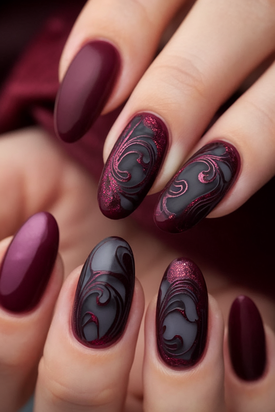 Dark Fall Nails 2025: 20 Dramatic Designs to Inspire Your Autumn Manicure Mood This Season