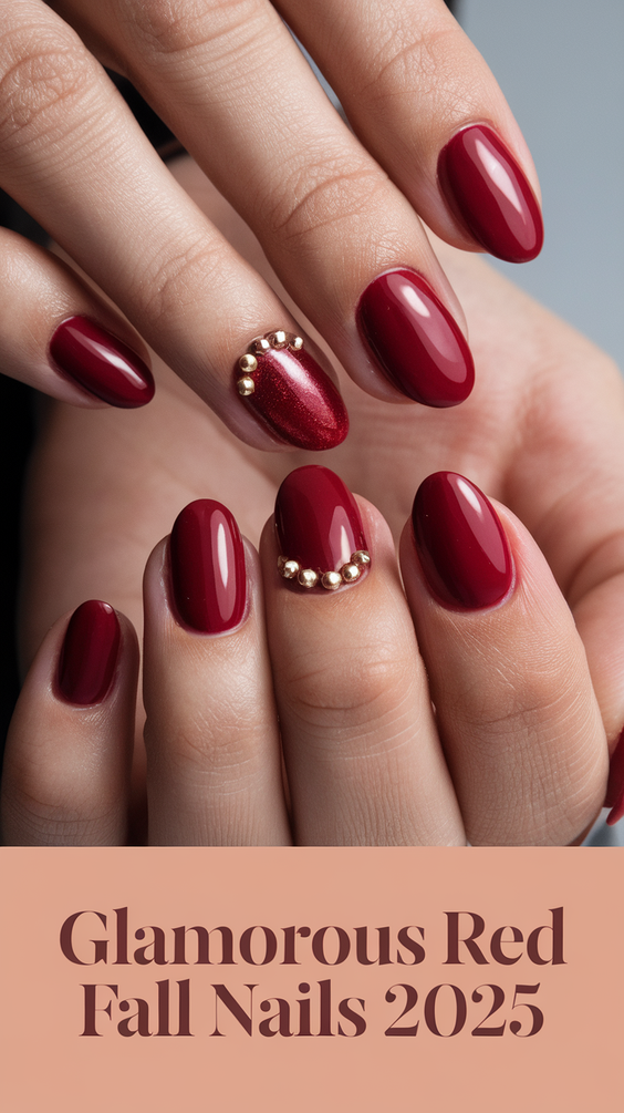 Stylish Red Fall Nails 2025: Trendy Designs for a Bold Seasonal Manicure