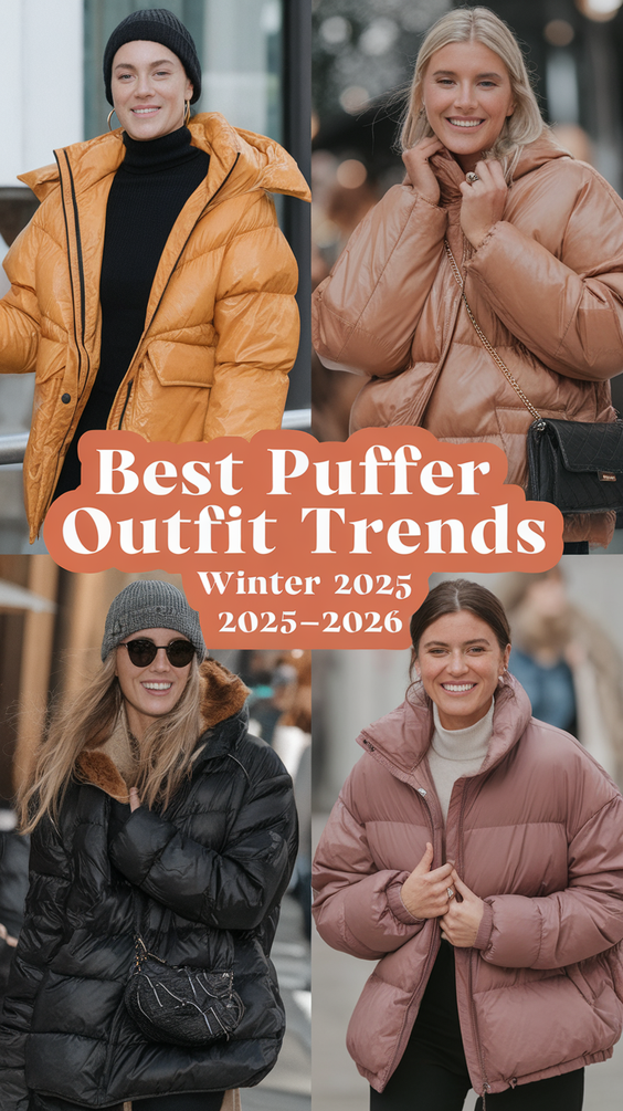 Puffer Jacket Outfit Ideas Winter 2025–2026: Streetwear, Chic, and Cozy Inspirations