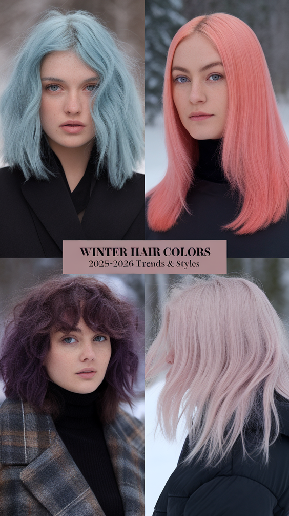 Winter Hair Colors 2025 2026: Chic Trends for a Bold Seasonal Transformation
