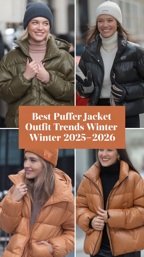 Puffer Jacket Outfit Ideas Winter 2025–2026: Streetwear, Chic, and Cozy Inspirations