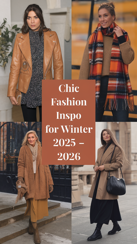 Fashion Inspo for Winter 2025 – 2026: 20 Chic Looks to Stay Stylish in the Cold Season