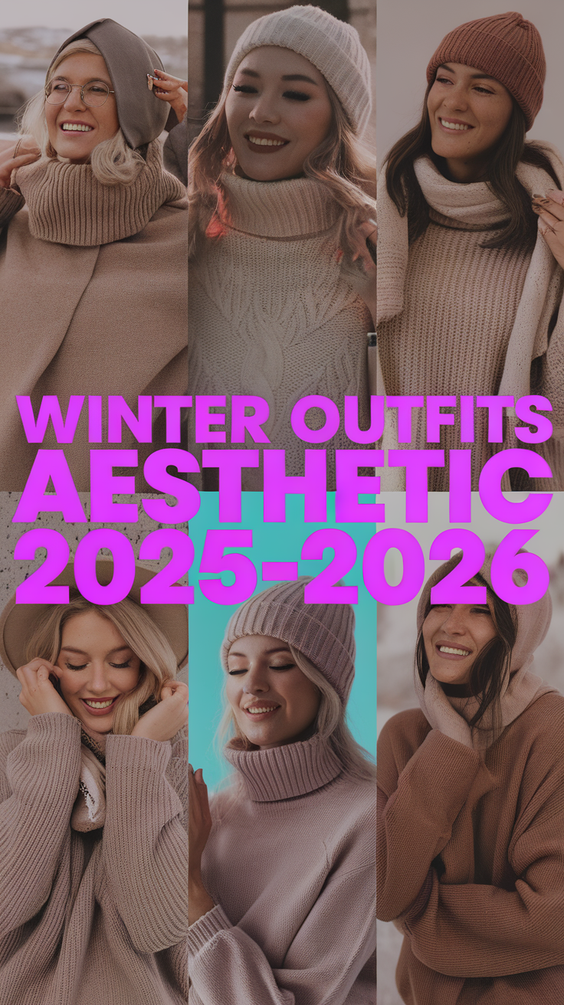 Winter Outfits Aesthetic 2025–2026: Chic Coats, Cozy Knits, and Bold Boots for Effortless Style
