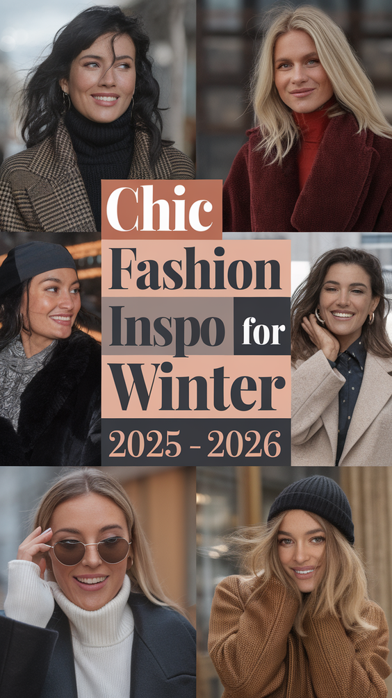 Fashion Inspo for Winter 2025 – 2026: 20 Chic Looks to Stay Stylish in the Cold Season