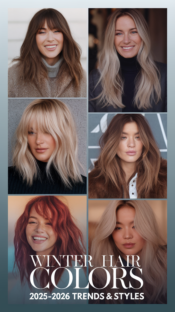 Winter Hair Colors 2025 2026: Chic Trends for a Bold Seasonal Transformation