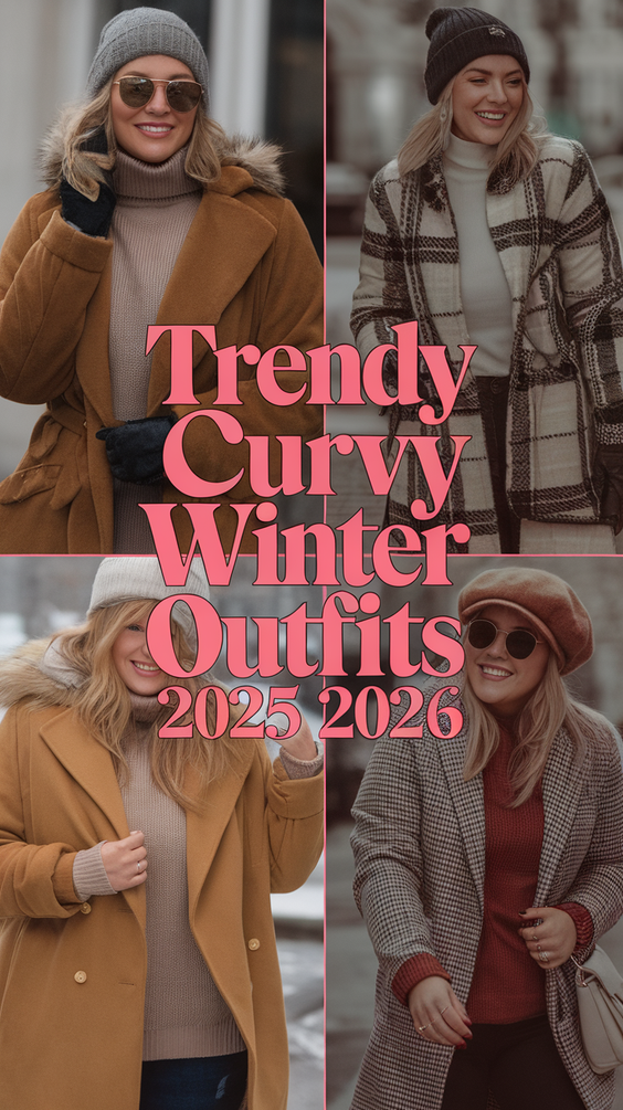 Curvy Winter Outfits 2025 2026 Style Guide: Cozy Chic Looks for Every Occasion This Season