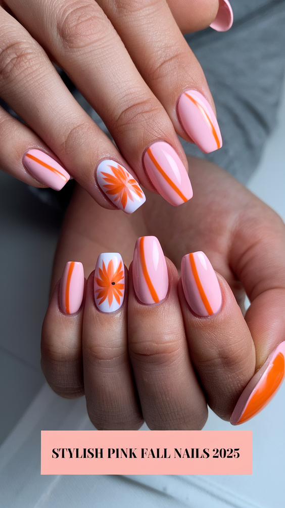 Stylish Pink Fall Nails 2025 Ideas: Soft, Short, Almond and Square Designs to Try This Autumn