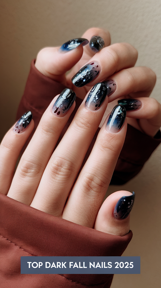 Dark Fall Nails 2025: 20 Dramatic Designs to Inspire Your Autumn Manicure Mood This Season
