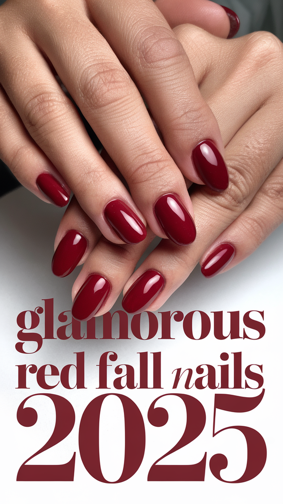 Stylish Red Fall Nails 2025: Trendy Designs for a Bold Seasonal Manicure