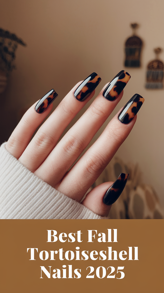Fall Tortoiseshell Nails 2025: 20 Trendy Designs to Elevate Your Seasonal Manicure Game