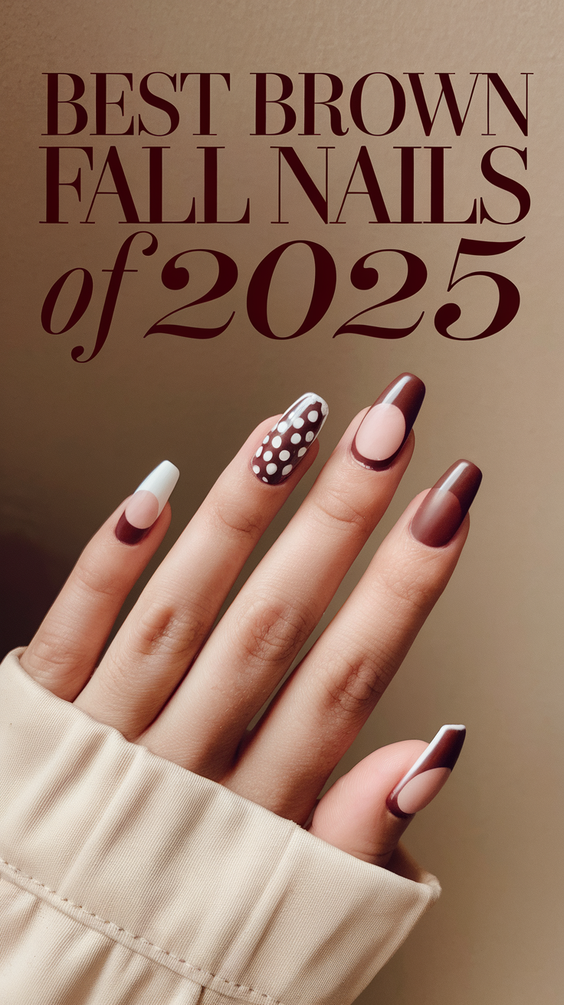 Chic and Cozy Brown Fall Nail Designs to Wear in Autumn 2025