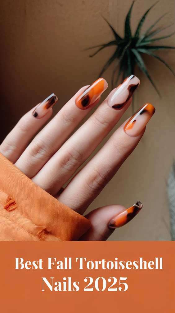 Fall Tortoiseshell Nails 2025: 20 Trendy Designs to Elevate Your Seasonal Manicure Game