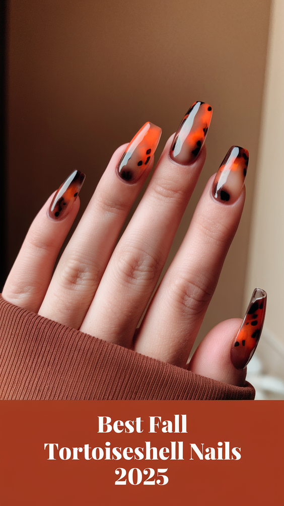 Fall Tortoiseshell Nails 2025: 20 Trendy Designs to Elevate Your Seasonal Manicure Game