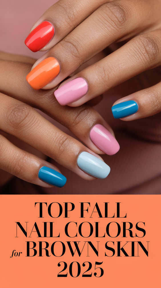 Fall Nail Colors for Brown Skin 2025: Bold Designs That Celebrate Melanin and Autumn Shades