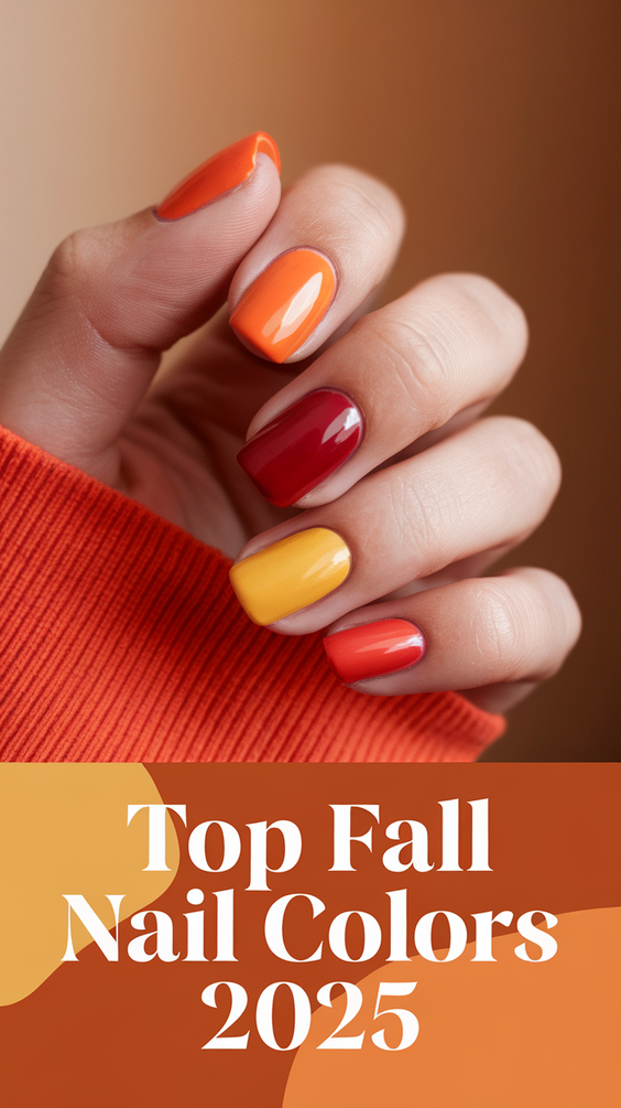 Top 2025 Fall Nail Colors: Rich Leaf Art, Glitter Trends, and OPI’s Most Popular Seasonal Shades