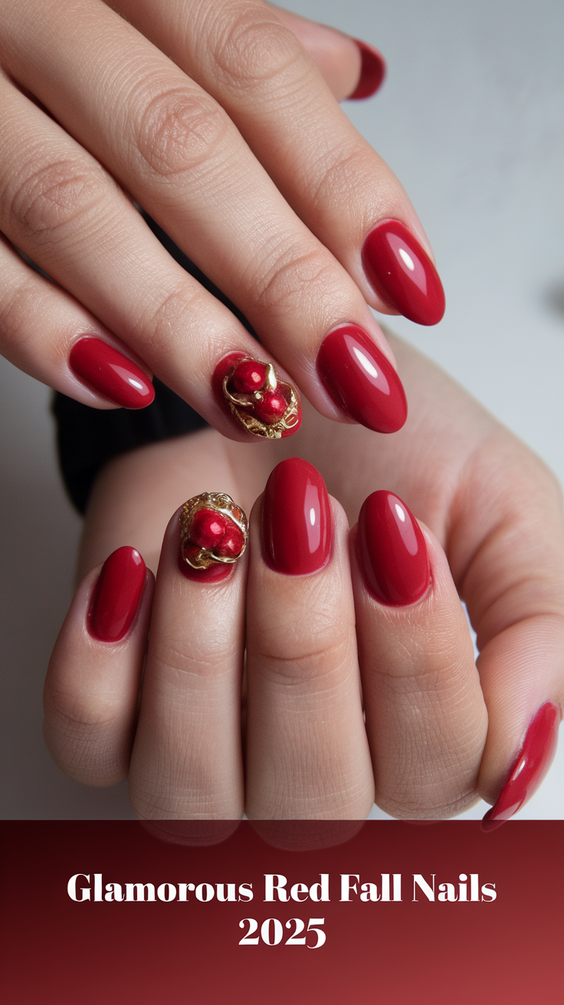 Stylish Red Fall Nails 2025: Trendy Designs for a Bold Seasonal Manicure
