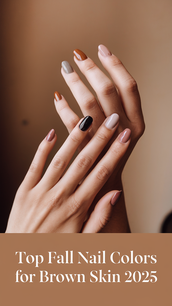 Fall Nail Colors for Brown Skin 2025: Bold Designs That Celebrate Melanin and Autumn Shades