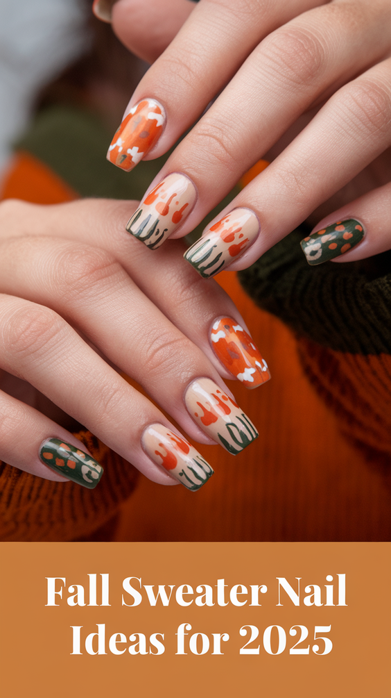 Fall 2025 3D Sweater Nail Art Ideas You’ll Want to Copy for Cozy and Stylish Seasonal Looks