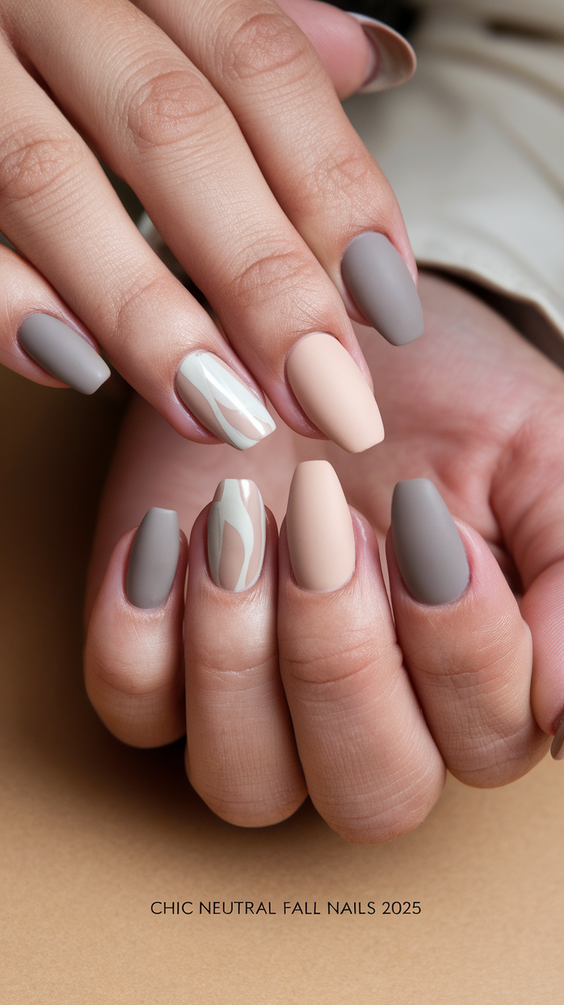 Chic Neutral Fall Nails 2025: Top 20 Soft, Stylish Autumn Manicure Ideas for Everyday Glam