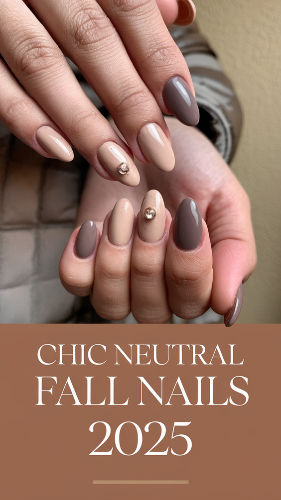 Chic Neutral Fall Nails 2025: Top 20 Soft, Stylish Autumn Manicure Ideas for Everyday Glam