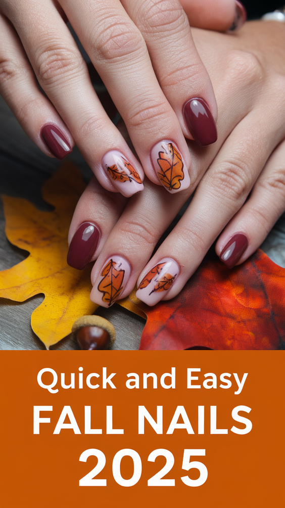 Quick and Easy Fall Nails 2025: Inspo for Beginners with Simple Designs and Autumn Nail Art