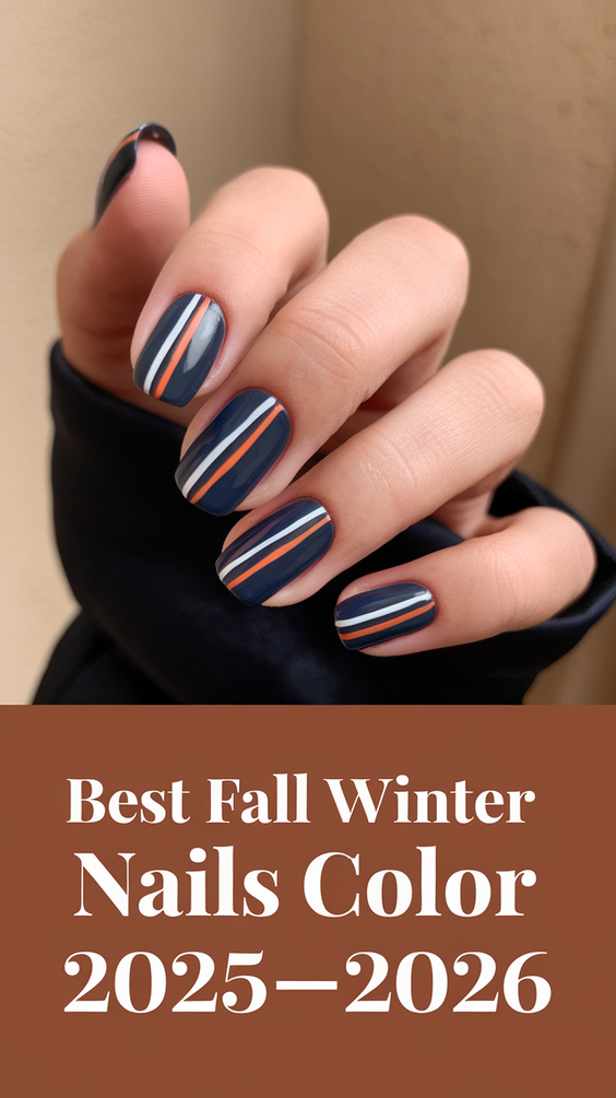 Fall Winter Nails Color 2025–2026: Trendy Seasonal Shades and Festive Nail Art Inspirations