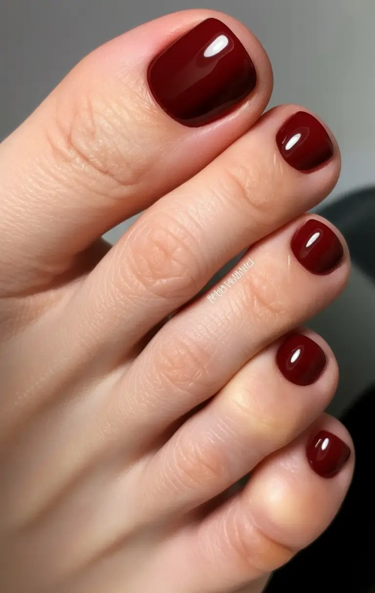 winter-toe-nails-2025-2026-classic-deep-red-elegance