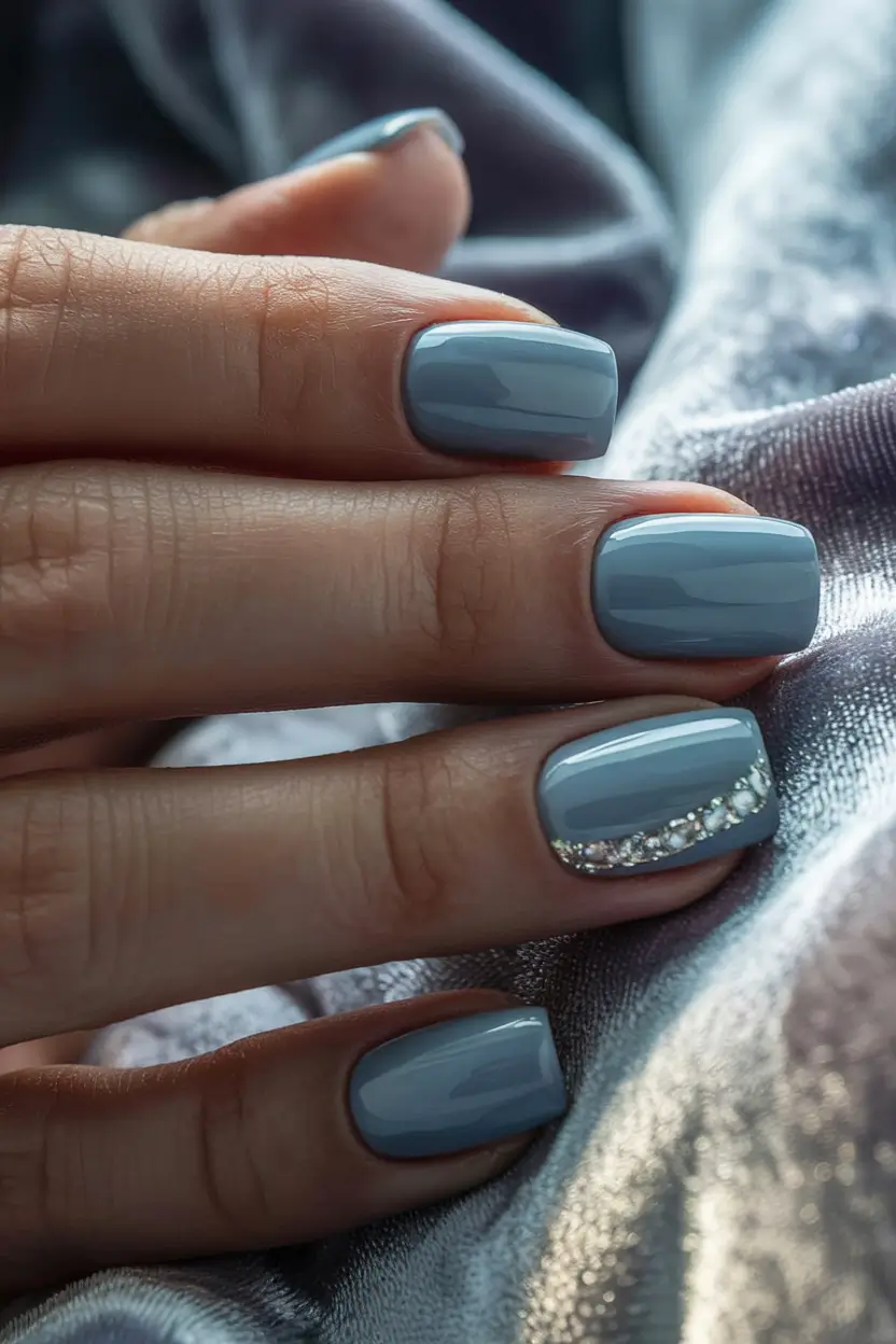 blue winter nails 2025 2026 powder blue minimal luxe