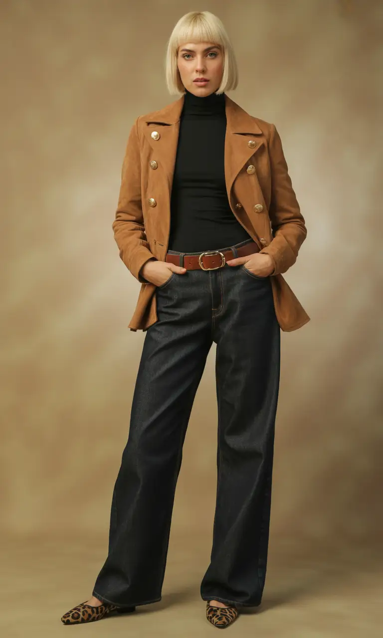 business casual outfits for women 2026 Retro Revival with Modern Attitude