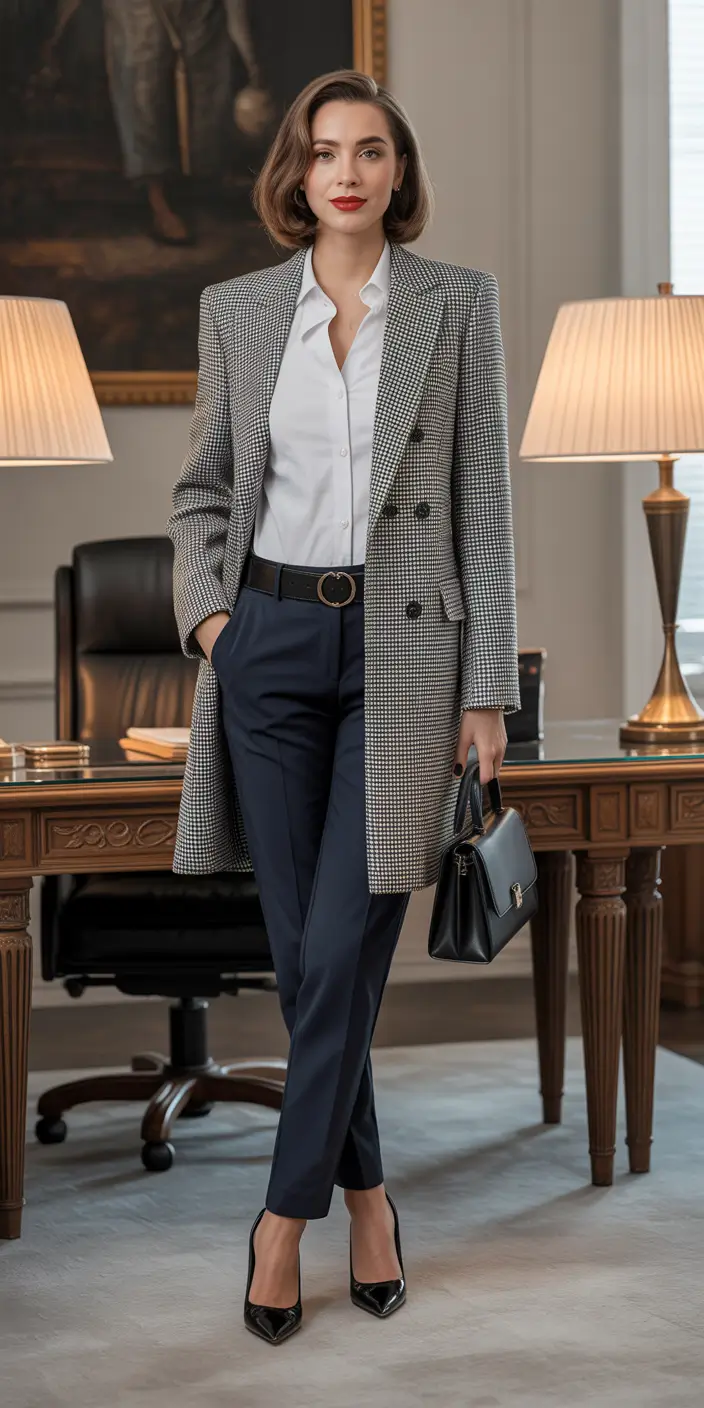 business casual outfits for women 2026 Timeless Office Chic