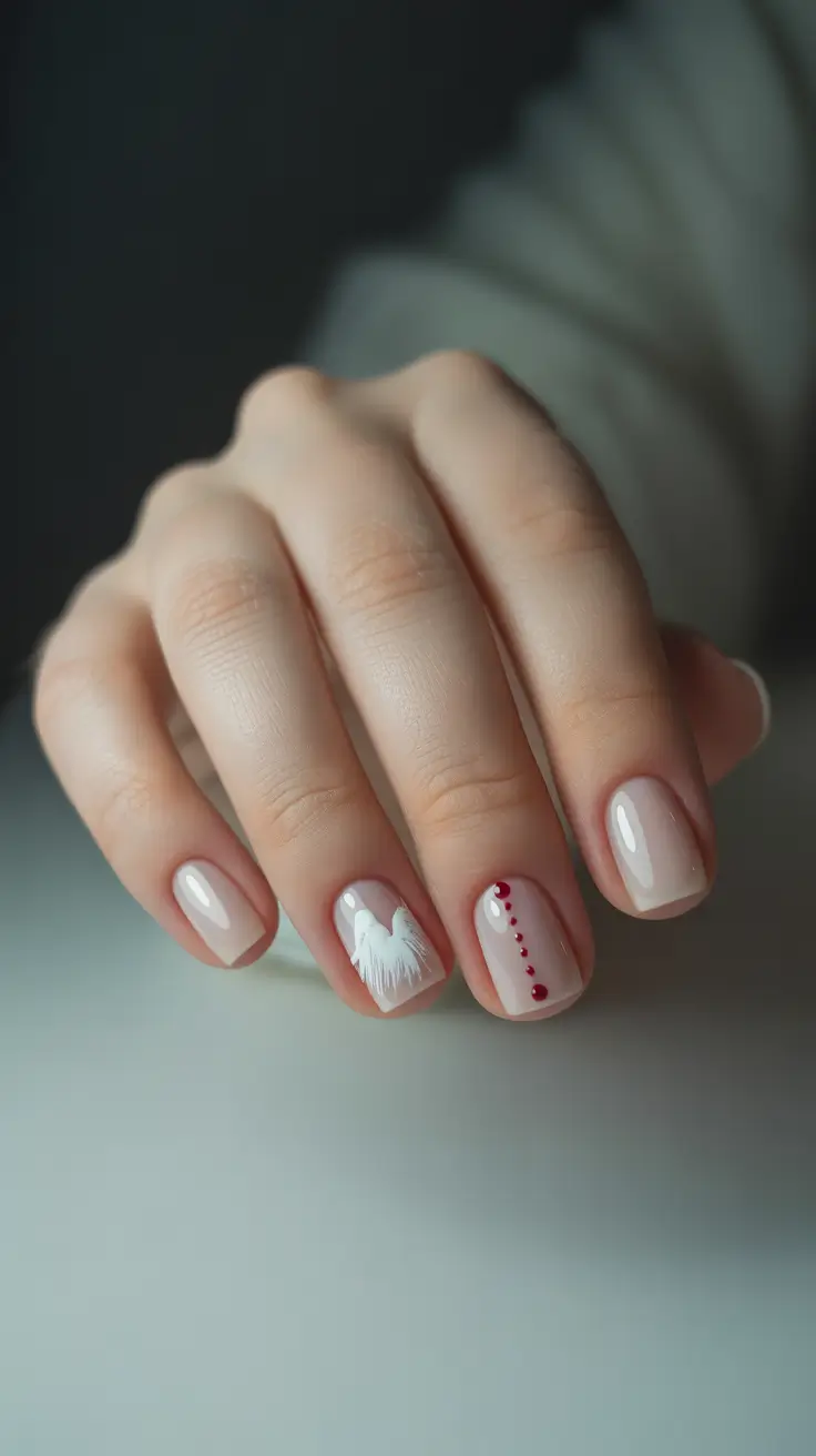 christmas nail color ideas 2025 soft angel wing elegance